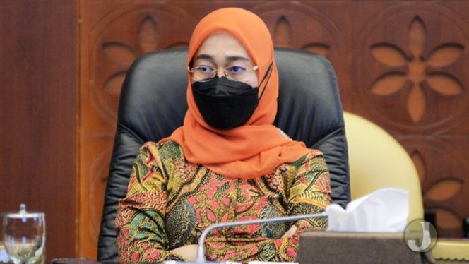 
 Wakil Ketua Komisi IV DPR RI Anggia Erma Rini dalam RDP dengan Mitra Kerja Terkait, di Gedung Nusantara, Senayan, Jakarta, Kamis (3/2/2022). (Foto: Andri)