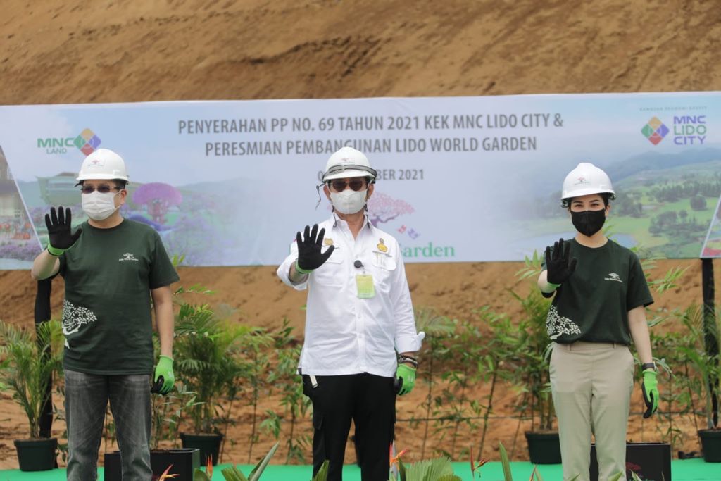 Mentan RI, Syahrul Yasin Limpo saat Peresmian Lido World Garden, Bogor, Jawa Barat, Indonesia. Foto : Kementerian Pertanian RI
