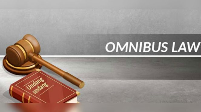 
 Ilustrasi Omnibus Law atau UU Cipta Kerja